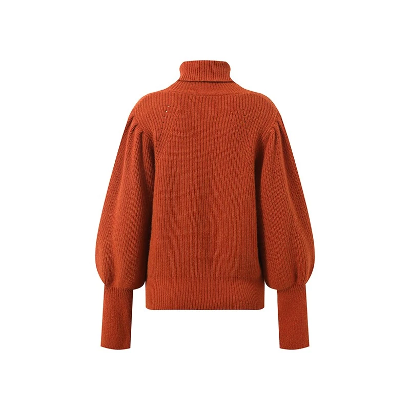 balloon sleeve cashmere sweater-1