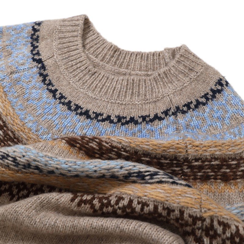 nordic pattern sweater women's-2
